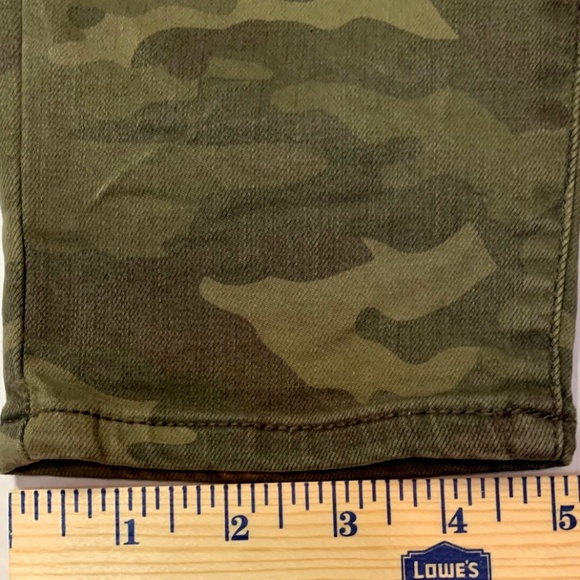 American Eagles Super Stretch Women’s Jeggins Size 14 Short camouflage green Y2K - Picture 7 of 12